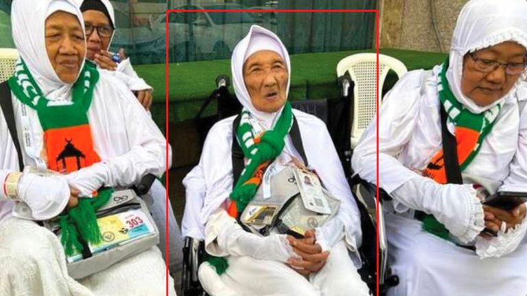 অদম্য ইচ্ছায় হজে ১০৪ বছরের বৃদ্ধা