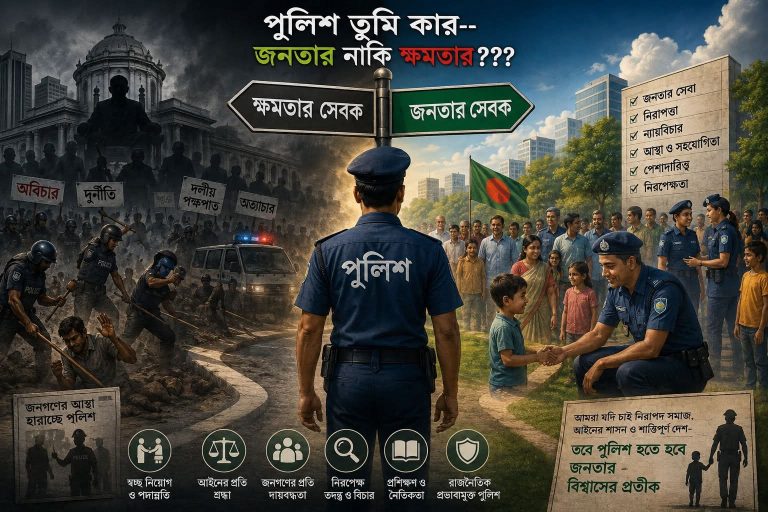জনতার নাকি ক্ষমতার?