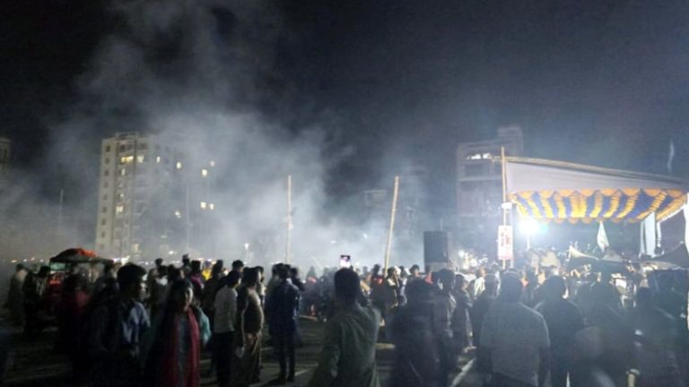 এনসিপির সমাবেশে ককটেল বিস্ফোরণ
