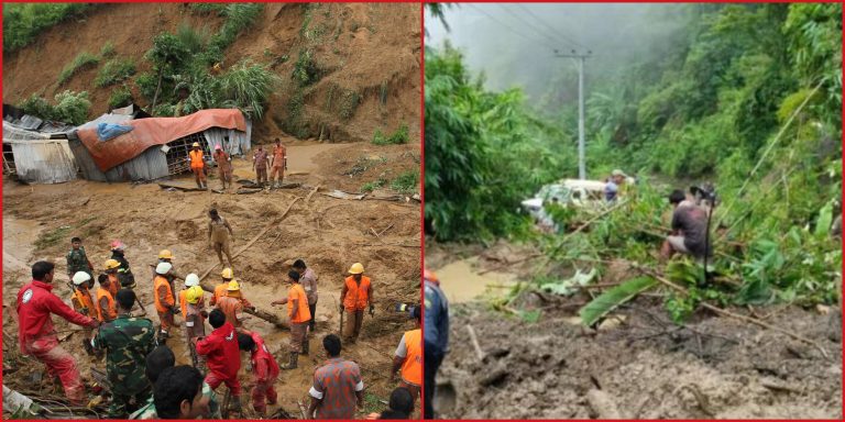 পাহাড়ধসের মর্মান্তিক ট্র্যাজেডি, দুই জেলায় নিহত ৭