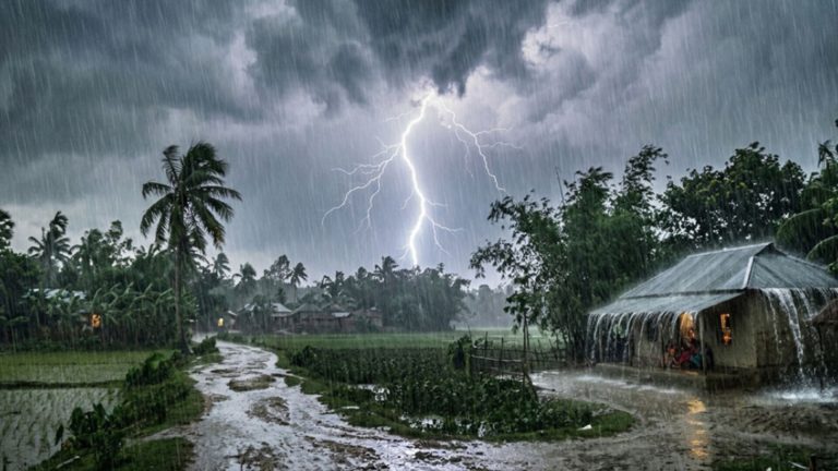 ৫ দিনজুড়ে বৃষ্টি, বজ্রবৃষ্টি ও ভারী বর্ষণের আশঙ্কা