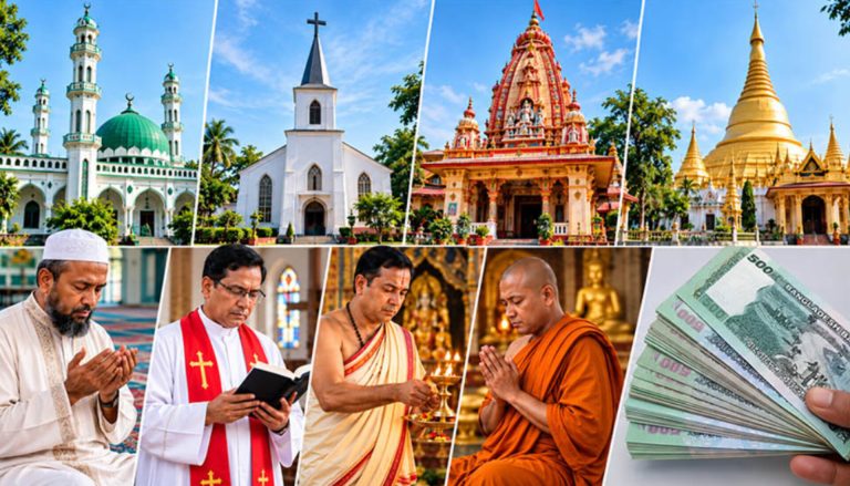 মসজিদ-মন্দির-গির্জার কর্মীদের জন্য নতুন নীতিমালা